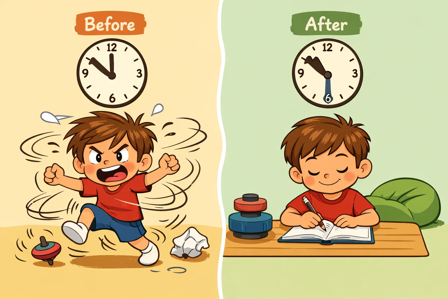 When to do heavy work activities during daily routines for kids.
