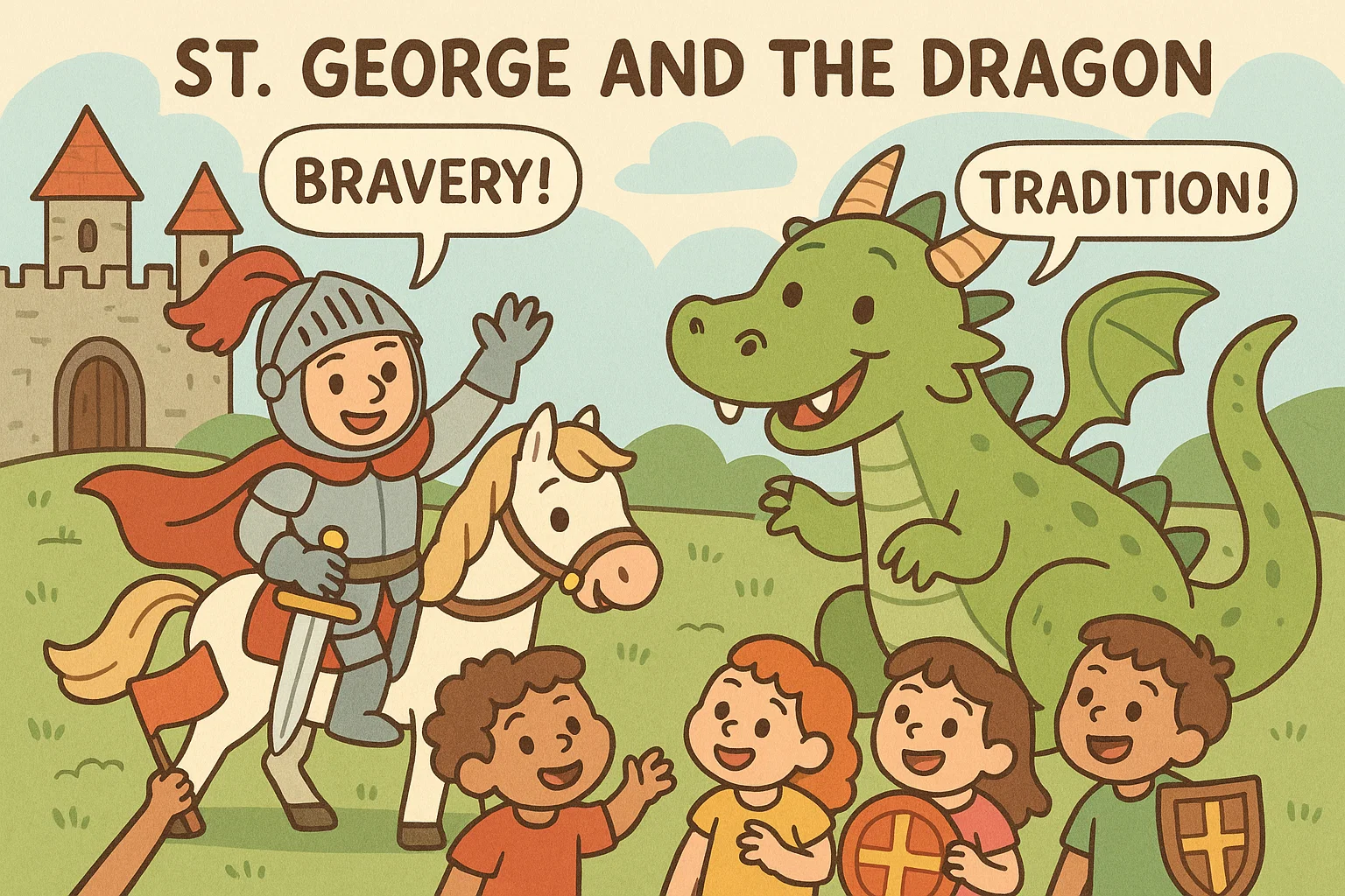  Why celebrate St Georges Day explained for kids with stories and symbols.