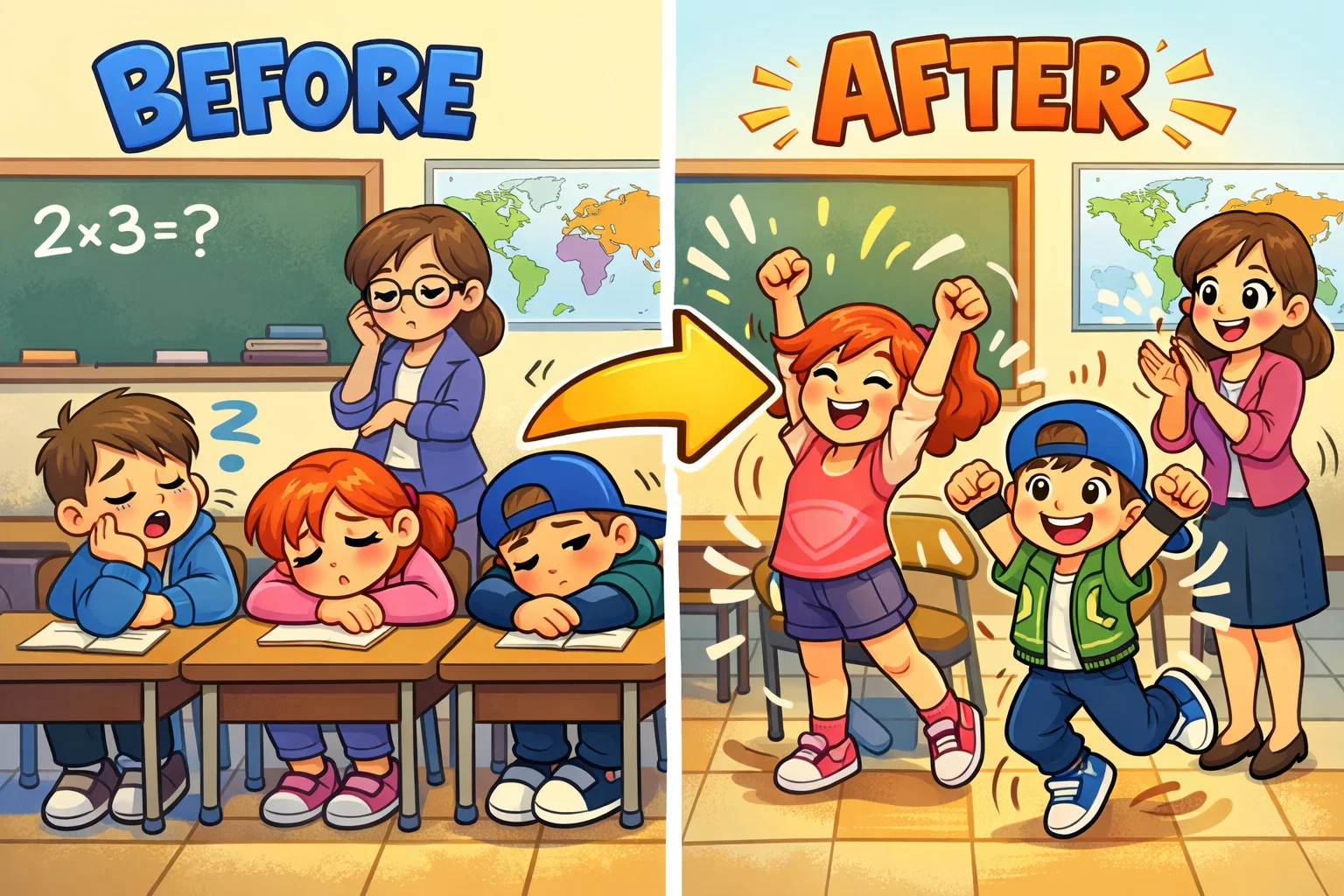 Benefits of warm up activities for kids shown through increased energy and focus.