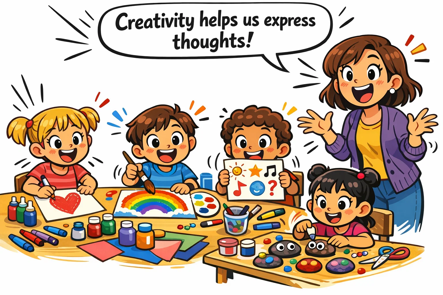 Creative prayer activities for kids using art, drawing, and imagination.