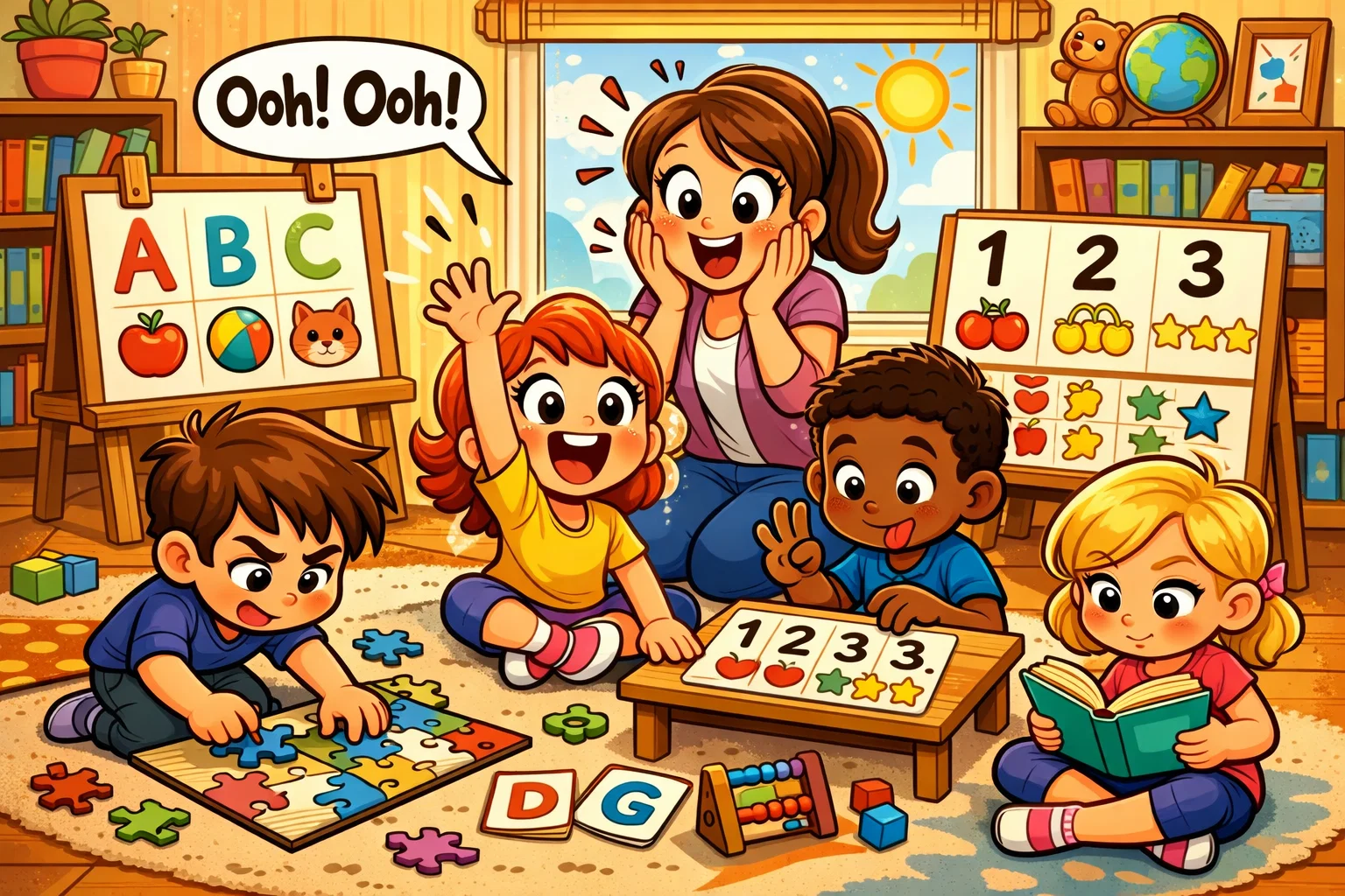 Educational morning activities helping kids learn through play and routine.