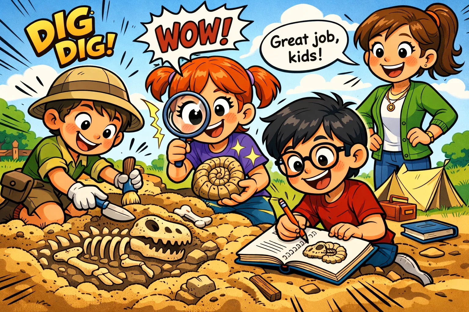 Fossil formation activities for kids with hands-on learning and exploration.
