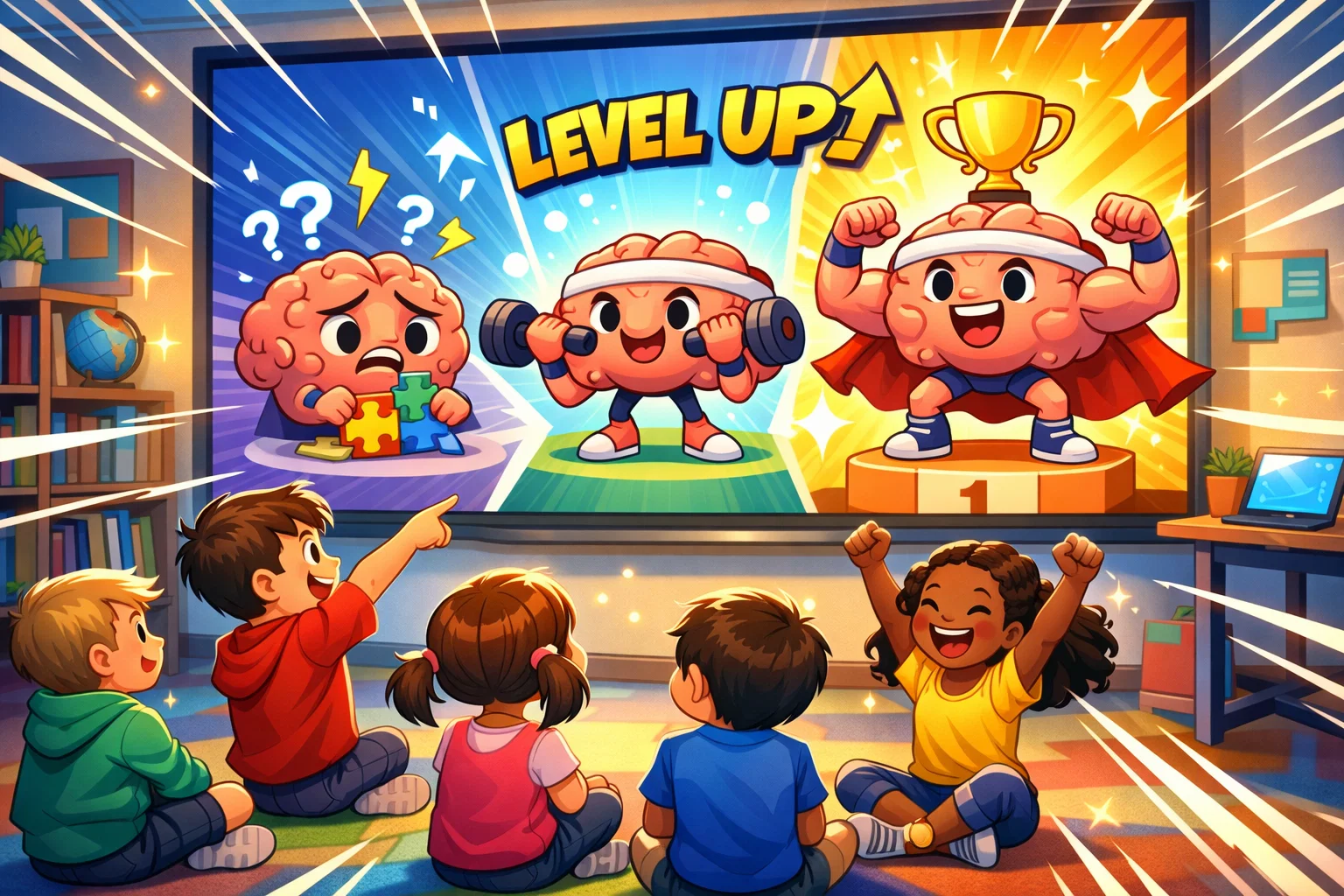 Growth mindset videos for kids showing learning and positive thinking.