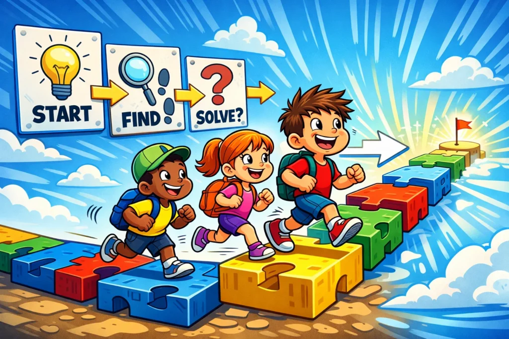 Next steps after paper algorithm challenges for kids building stronger logic skills.
