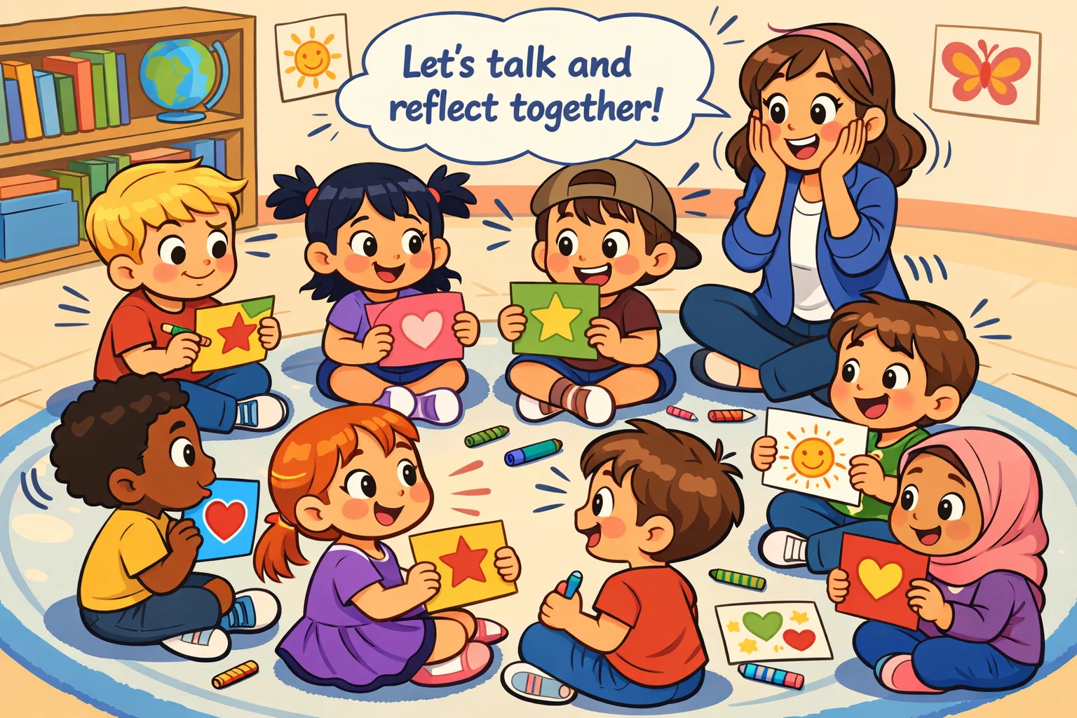 Prayer activities for kids shown through creative and playful group interaction.