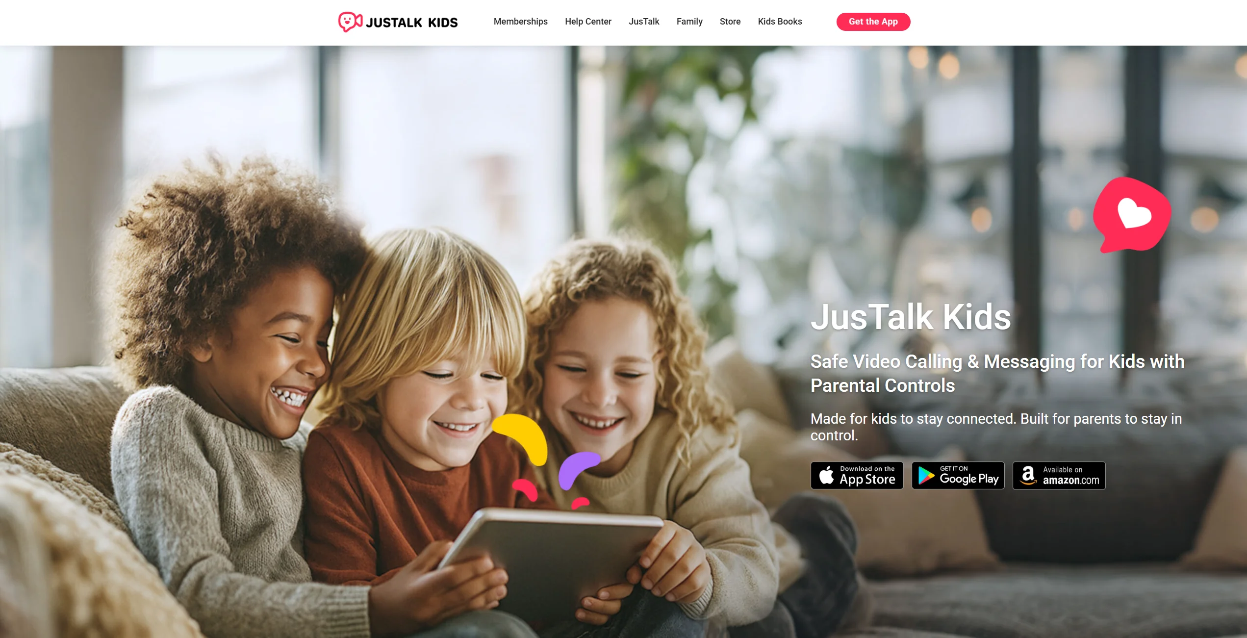 JusTalk Kids Screenshot.
