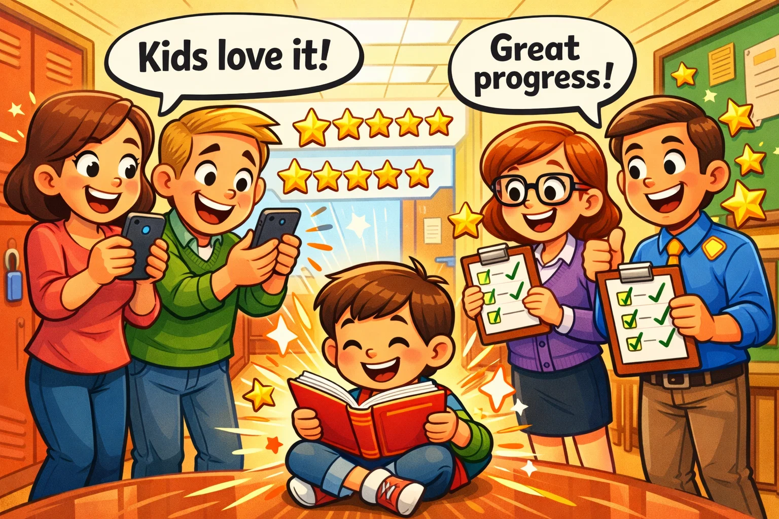 ABCmouse and Reading com parent and teacher reviews for phonics apps.
