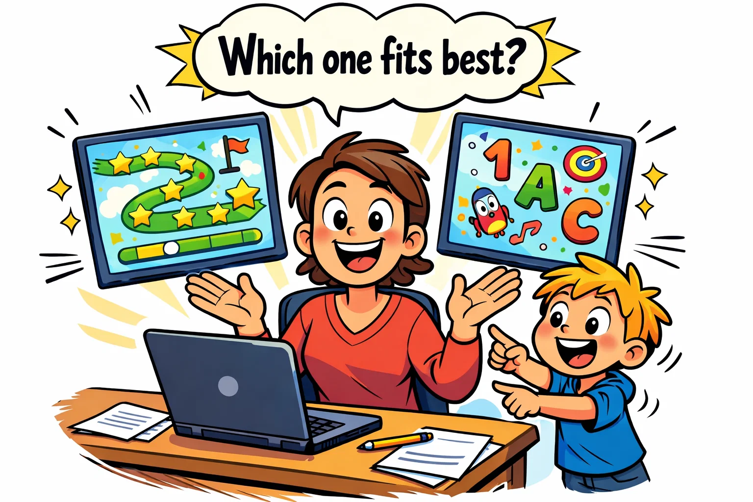 ABCmouse vs ABCya best educational games comparison for kids and parents.
