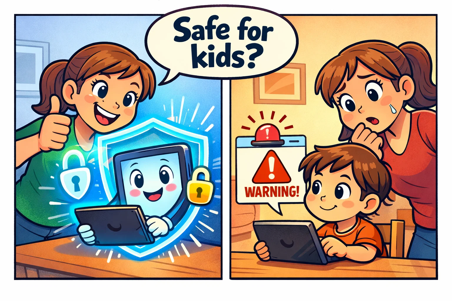 ABCmouse vs ABCya safety and privacy features protecting children online.