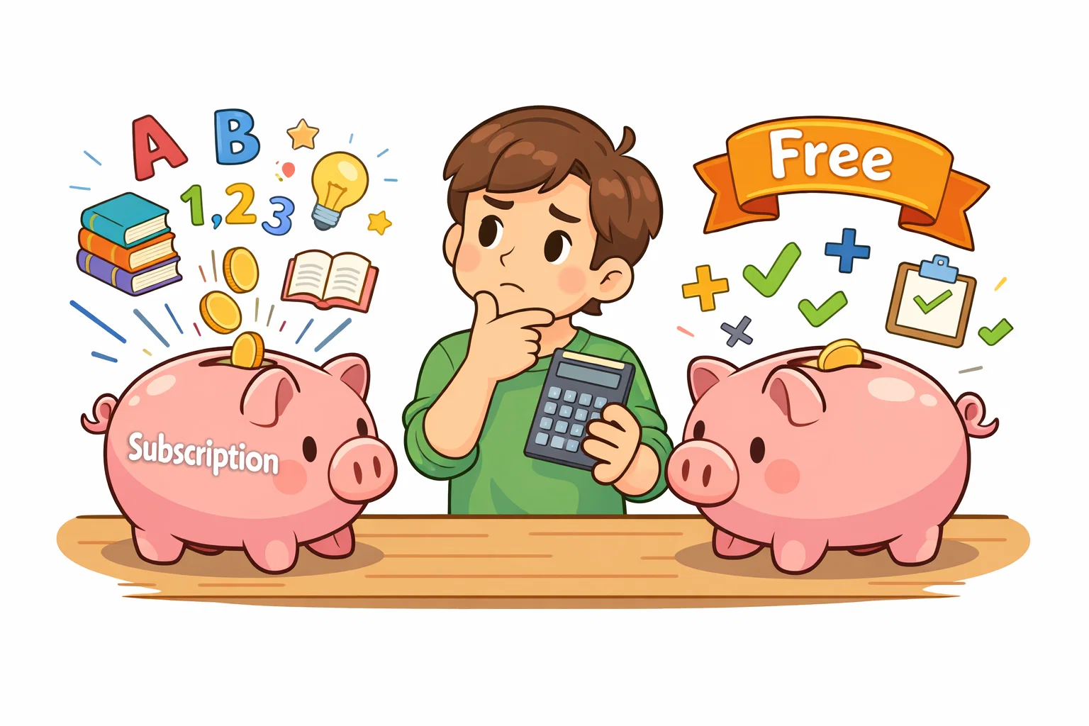 ABCmouse vs Khan Academy pricing comparison and value overview.
