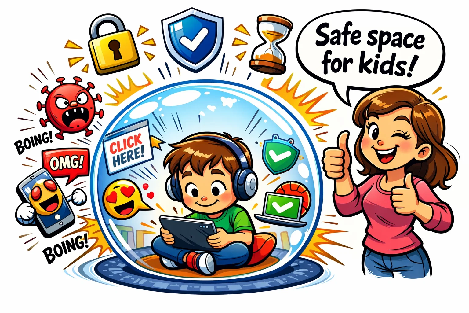 Amazon Kids Plus safe for kids with parental controls and protected screen time.
