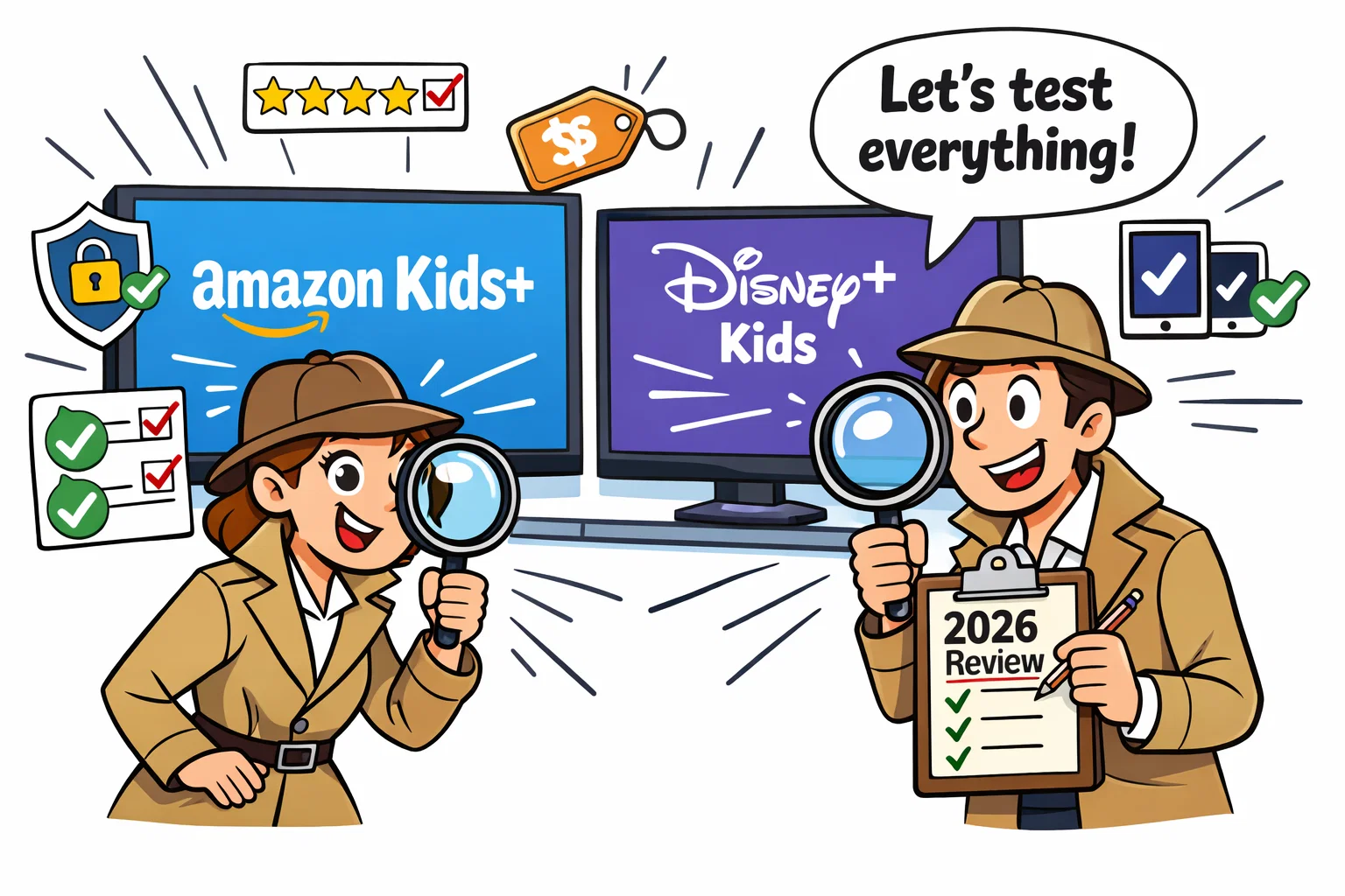  Evaluation of Amazon Kids+ vs Disney+ Kids based on content safety and pricing in 2026.
