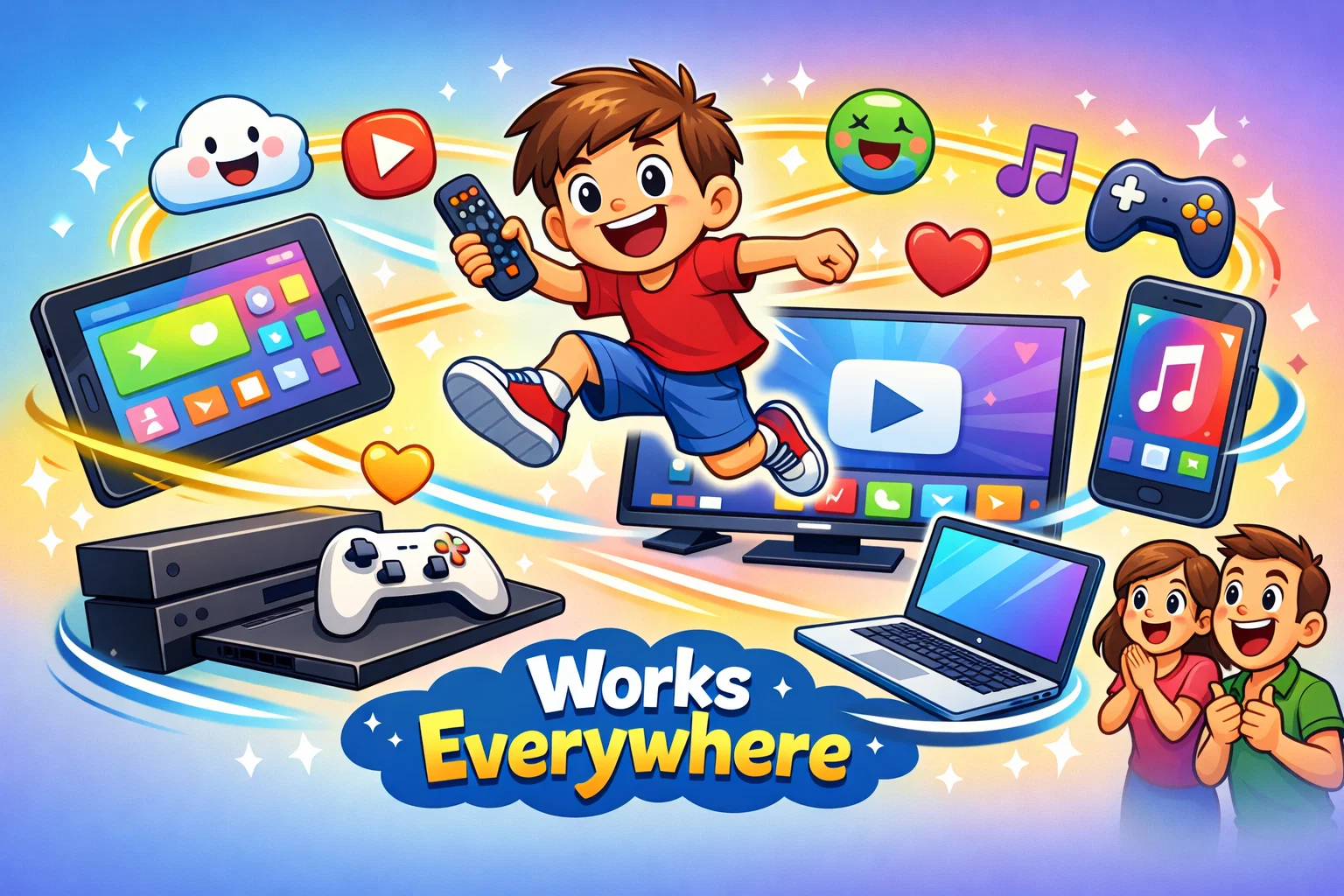 Amazon Kids Plus vs Netflix Kids device compatibility on tablets smart TVs and mobile devices.