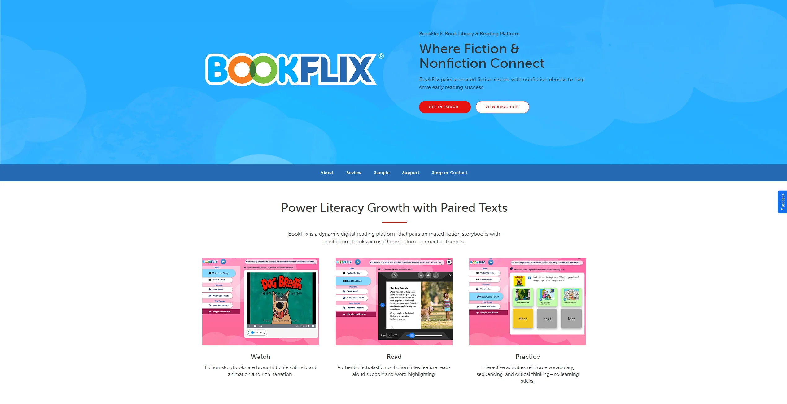 Bookflix Web Screenshot.