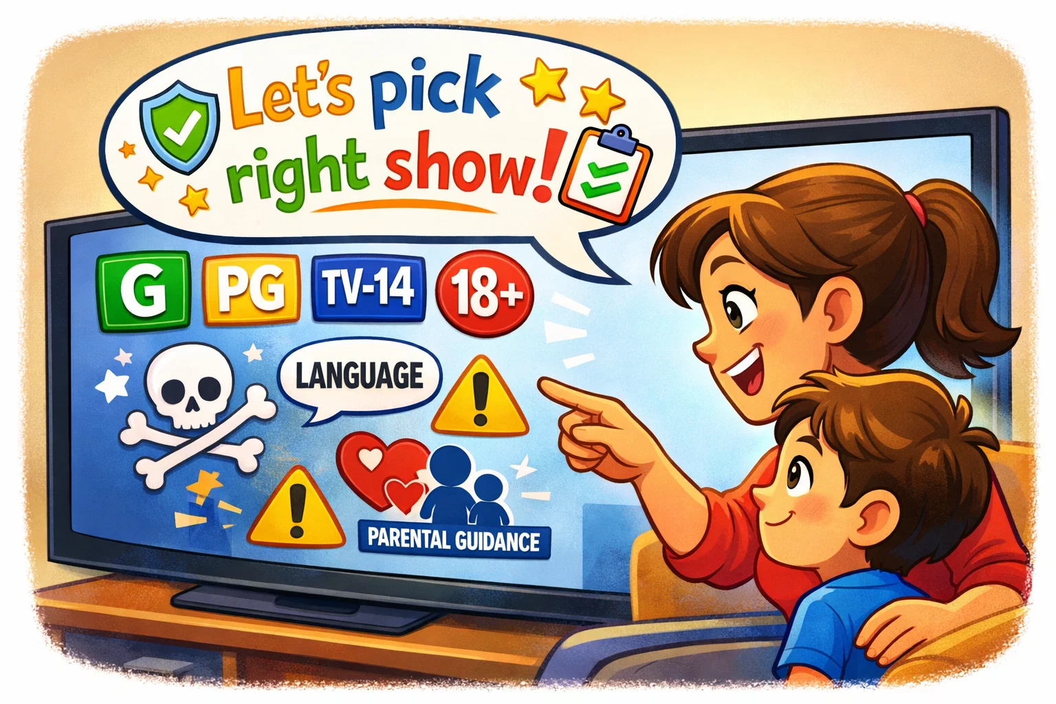 Disney Plus content warnings and age ratings for kids and parent guidance.
