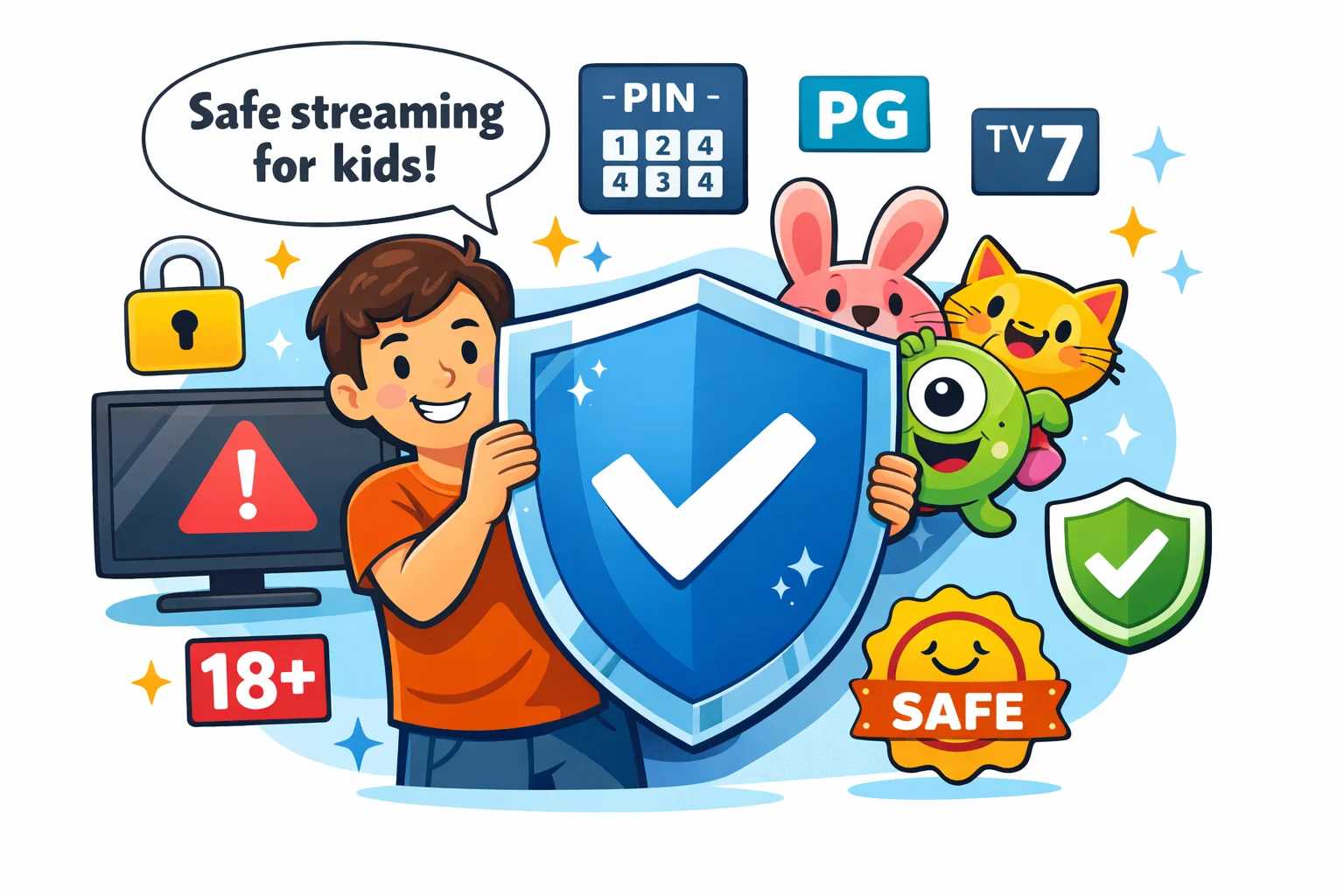 Disney Plus and Netflix kids parental controls and safety features.
