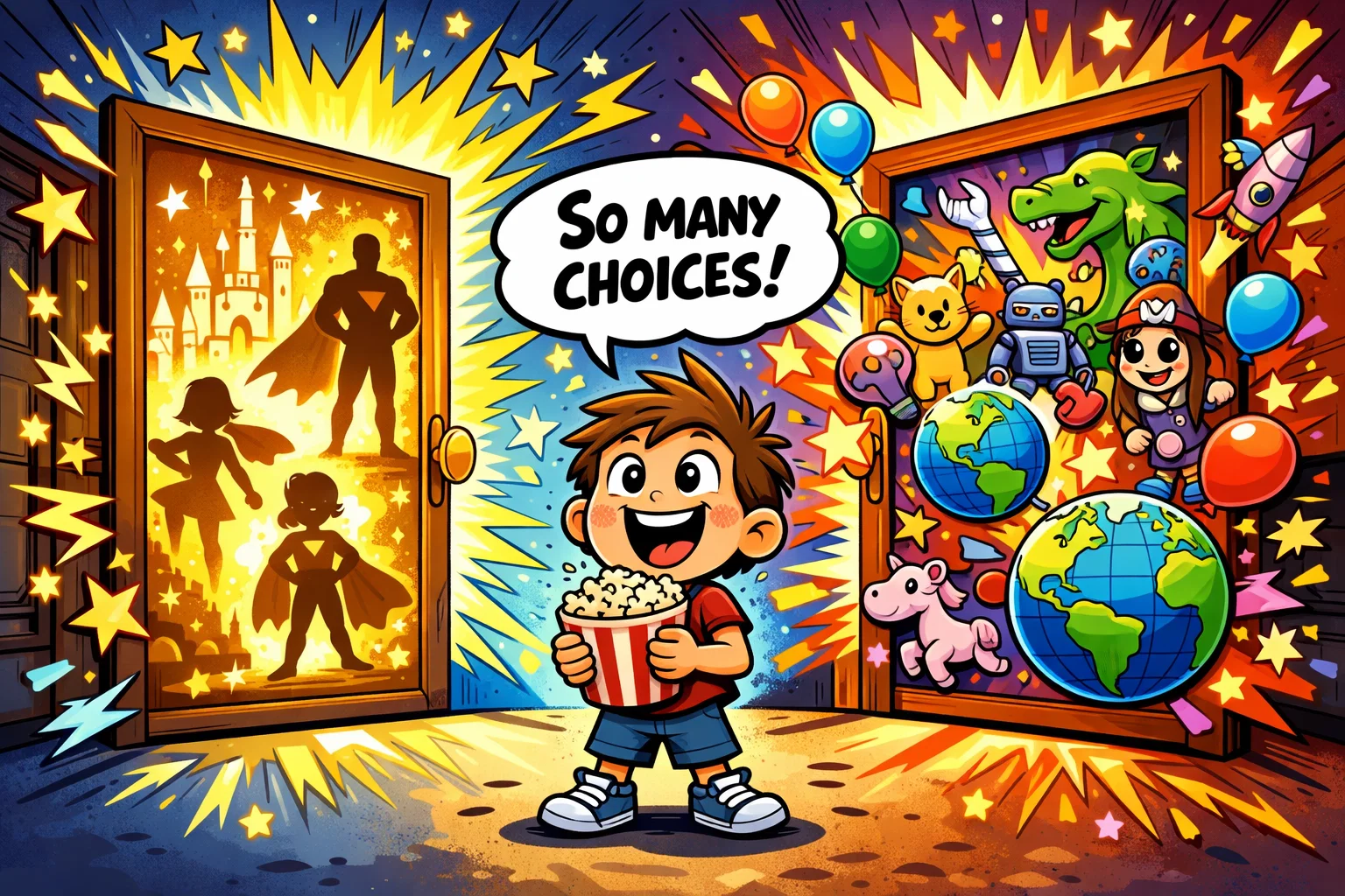 Disney Plus vs Netflix kids content variety and franchises.
