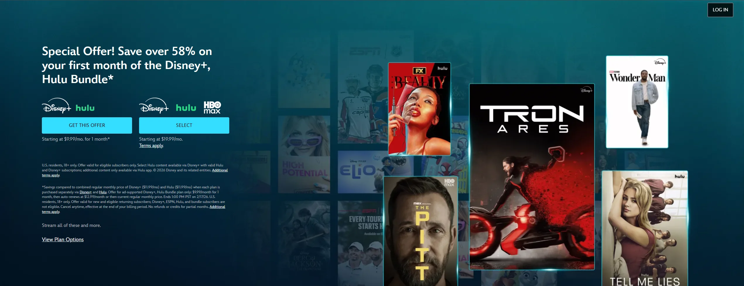  Disney+ Web Screenshot. 