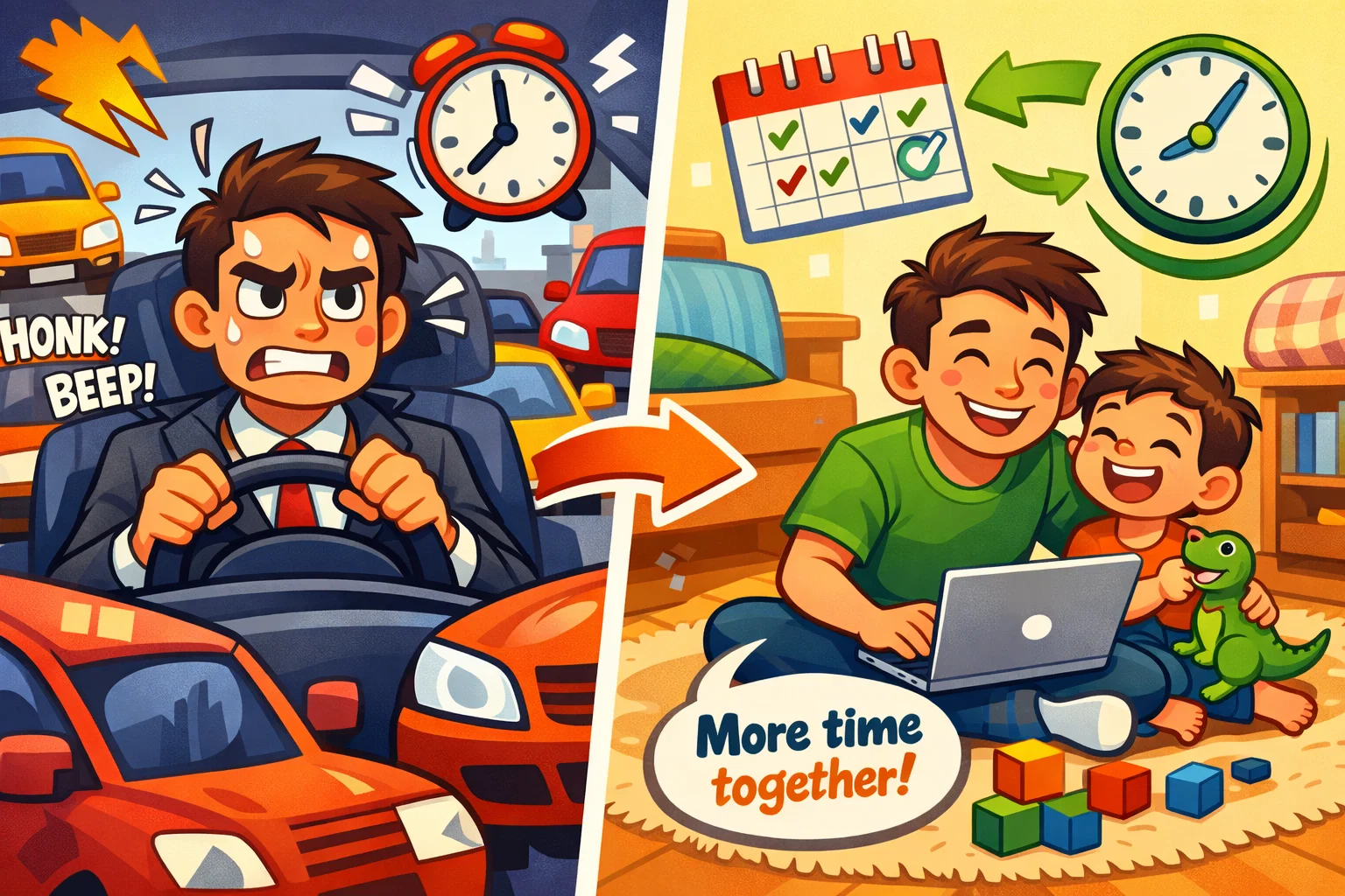 Fathers seeking flexible family friendly careers for better work life balance.
