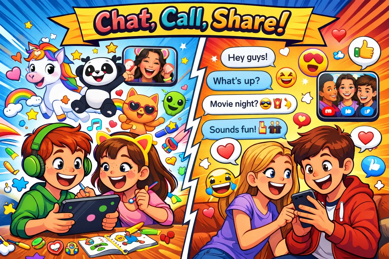 Messenger Kids vs iMessage features comparison for daily communication and messaging tools.

