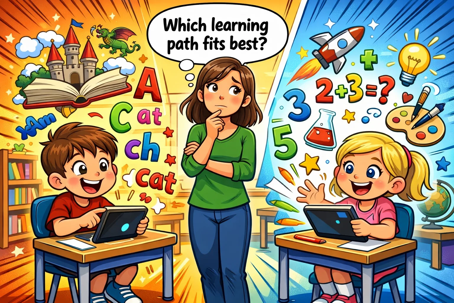 Homer learning app vs ABCmouse early learning comparison for young children.