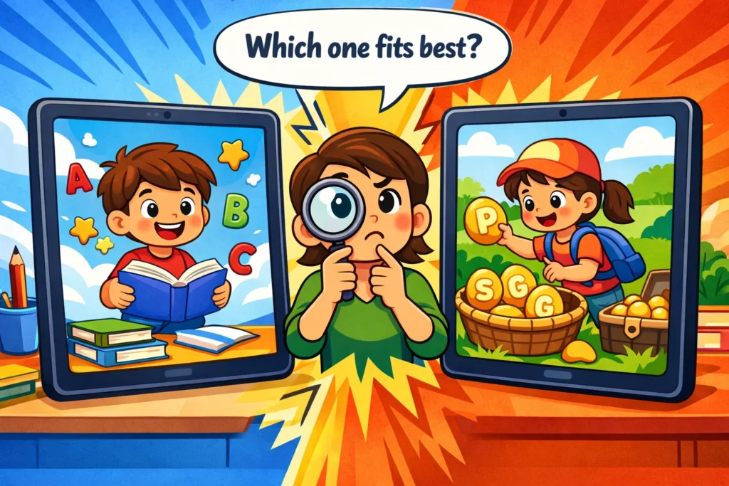 Homer vs Reading Eggs key differences comparison for parents in 2026.