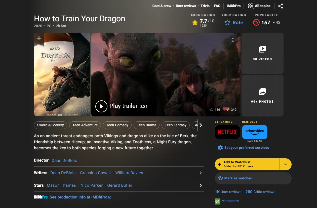 How to Train Your Dragon Screenshot

