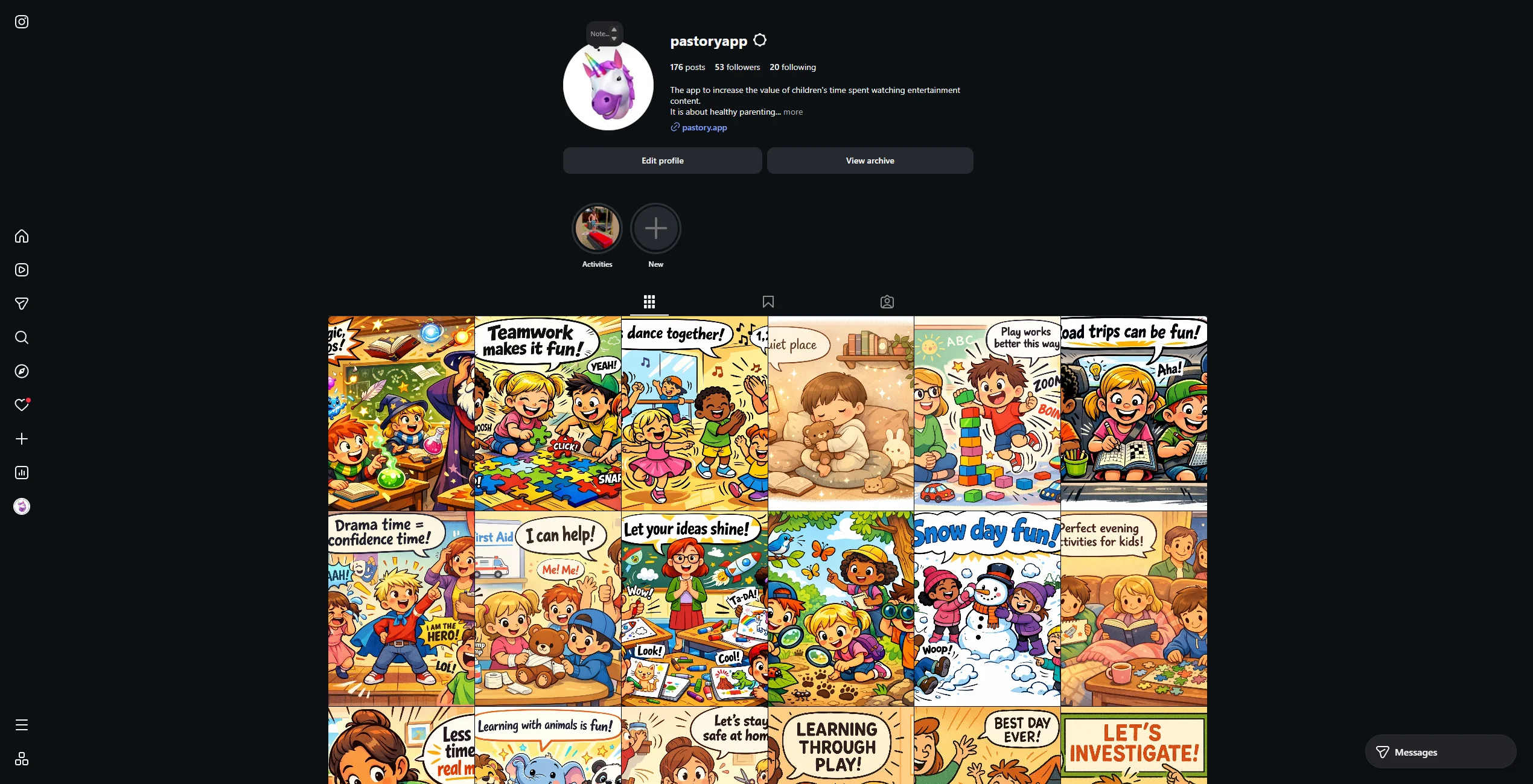 Instagram Web Screenshot. 
