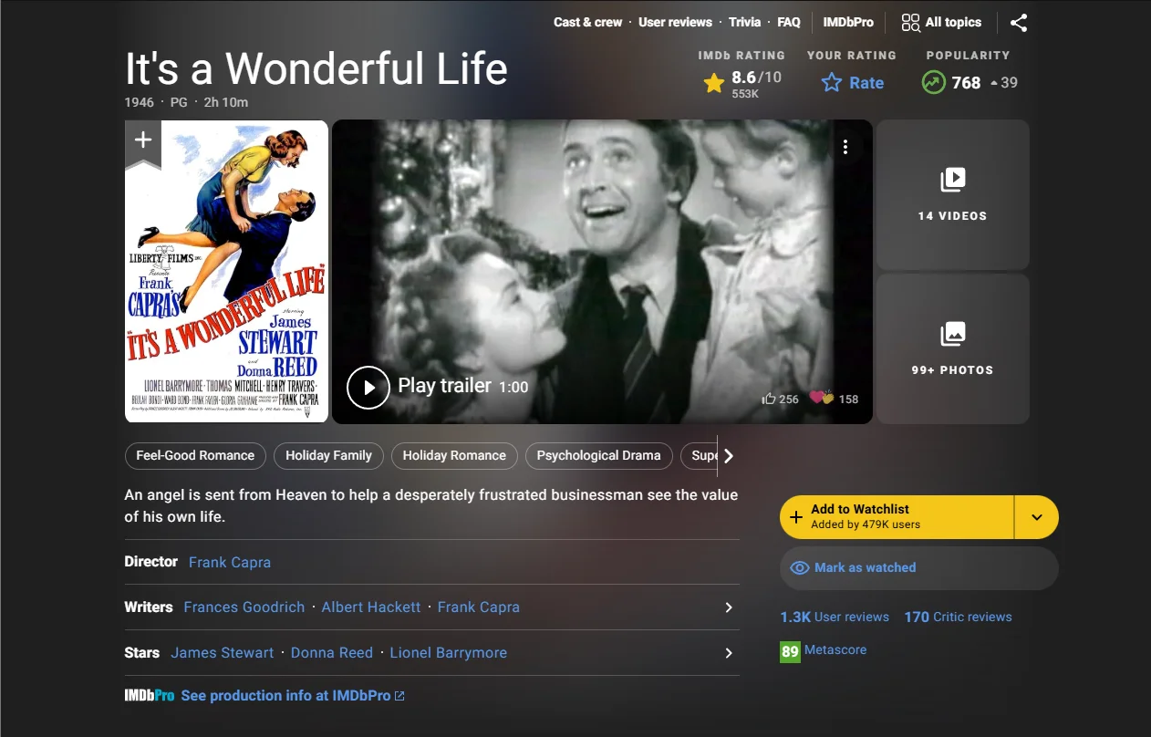 It’s a Wonderful Life Screenshot