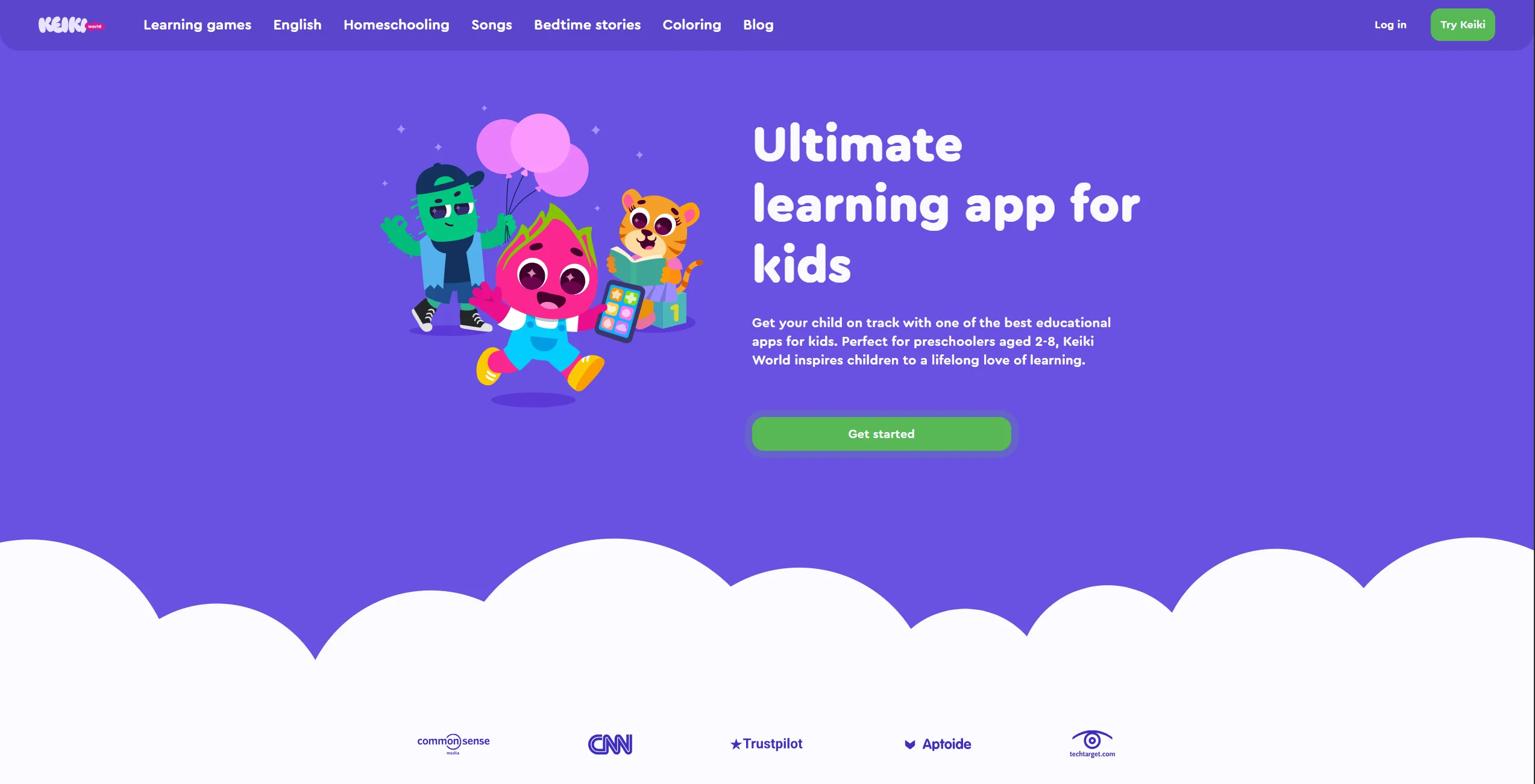 Screenshot of Keiki Web
