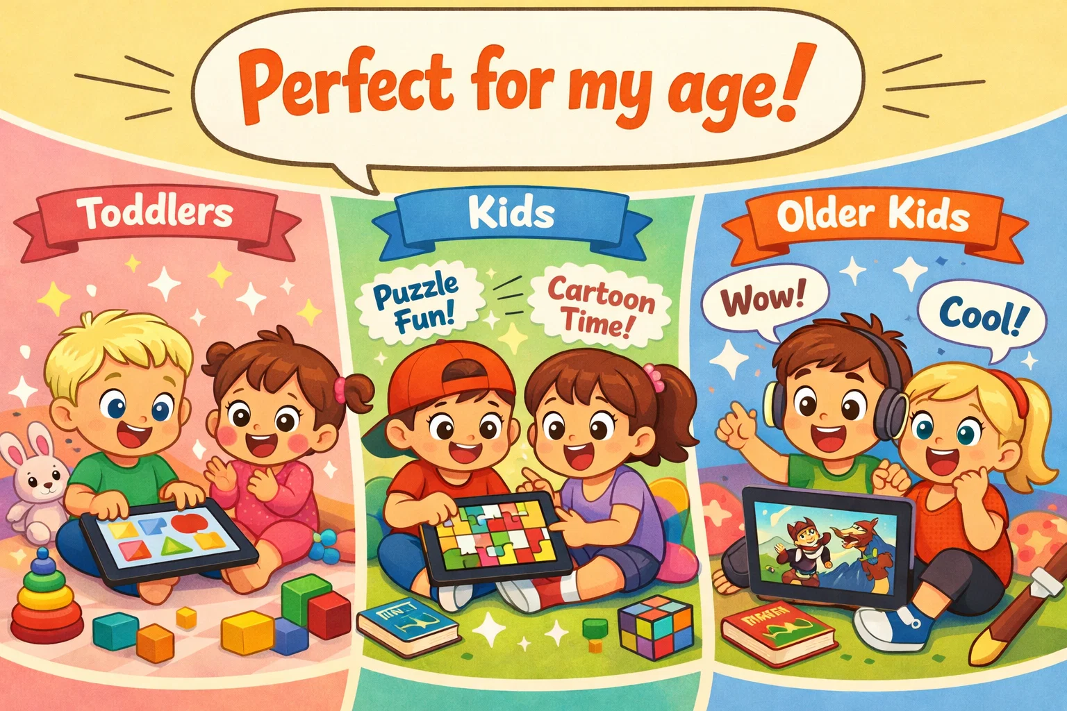 Kidoodle TV vs PBS Kids age suitability for toddlers and kids.
