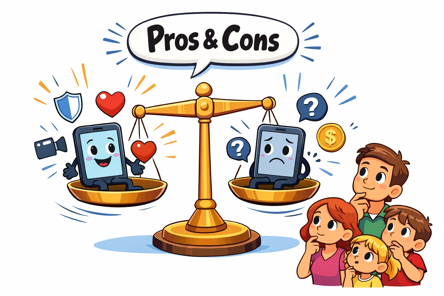  Kinzoo vs JusTalk Kids pros and cons for family safe messaging apps.
