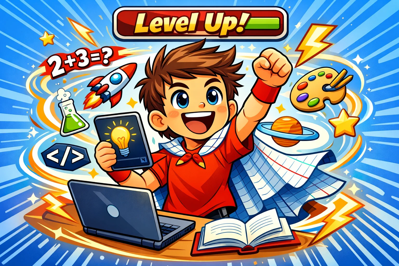 Level up learning with tech for kids using educational YouTube and digital tools.
