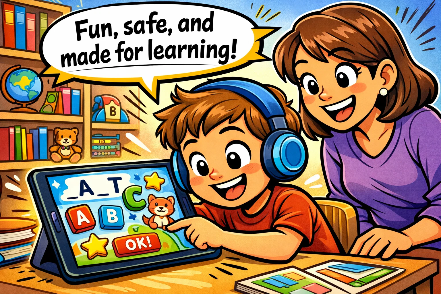 Nessy reading spelling app review showing safe literacy learning for kids at home.