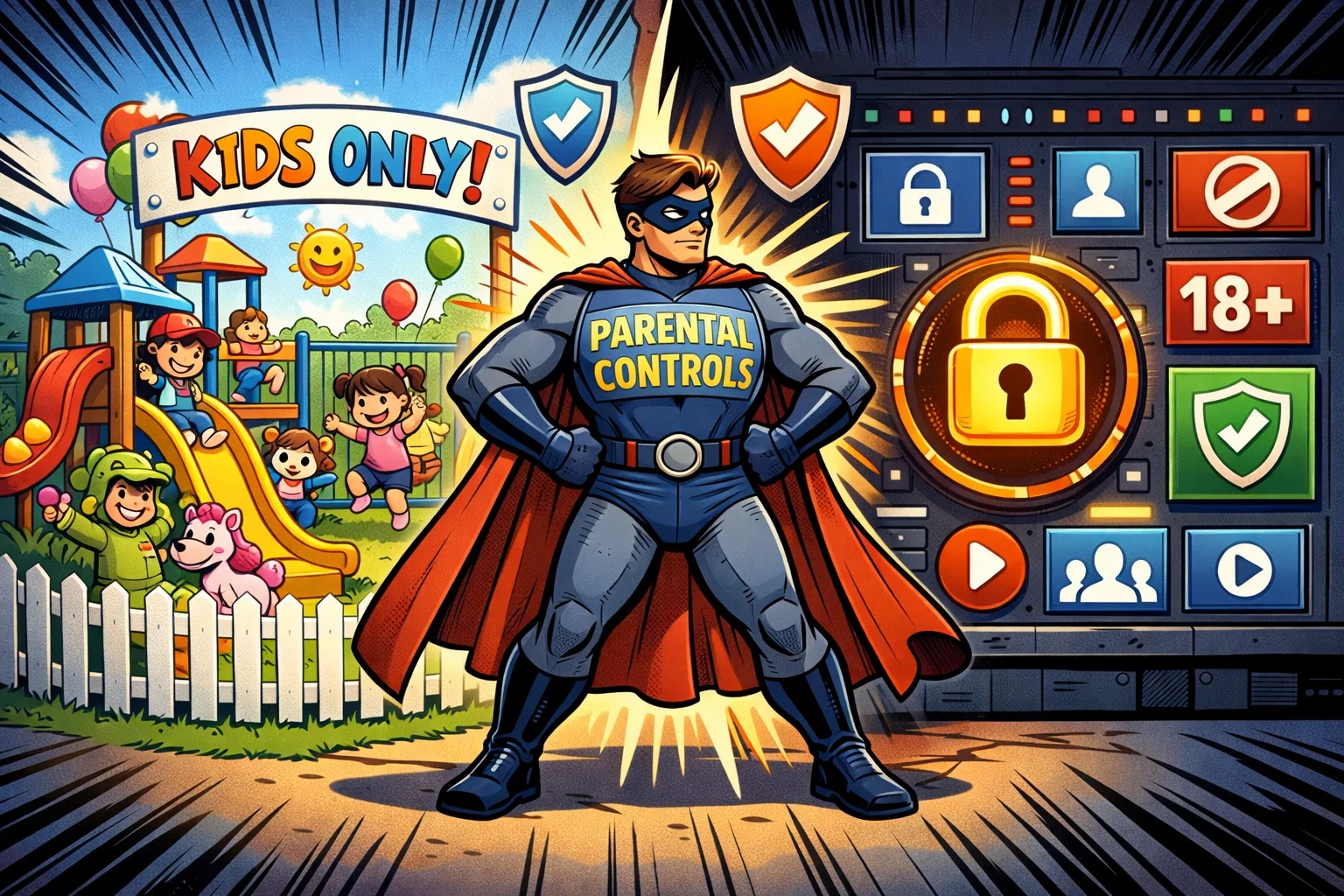 Netflix vs PBS Kids safety and privacy controls for child streaming.
