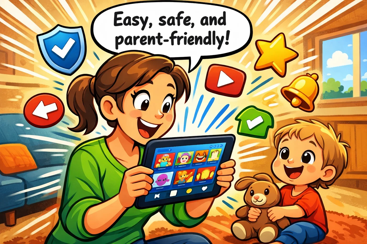  Nick Jr features parents should know on tablet with safe and simple kids interface.
