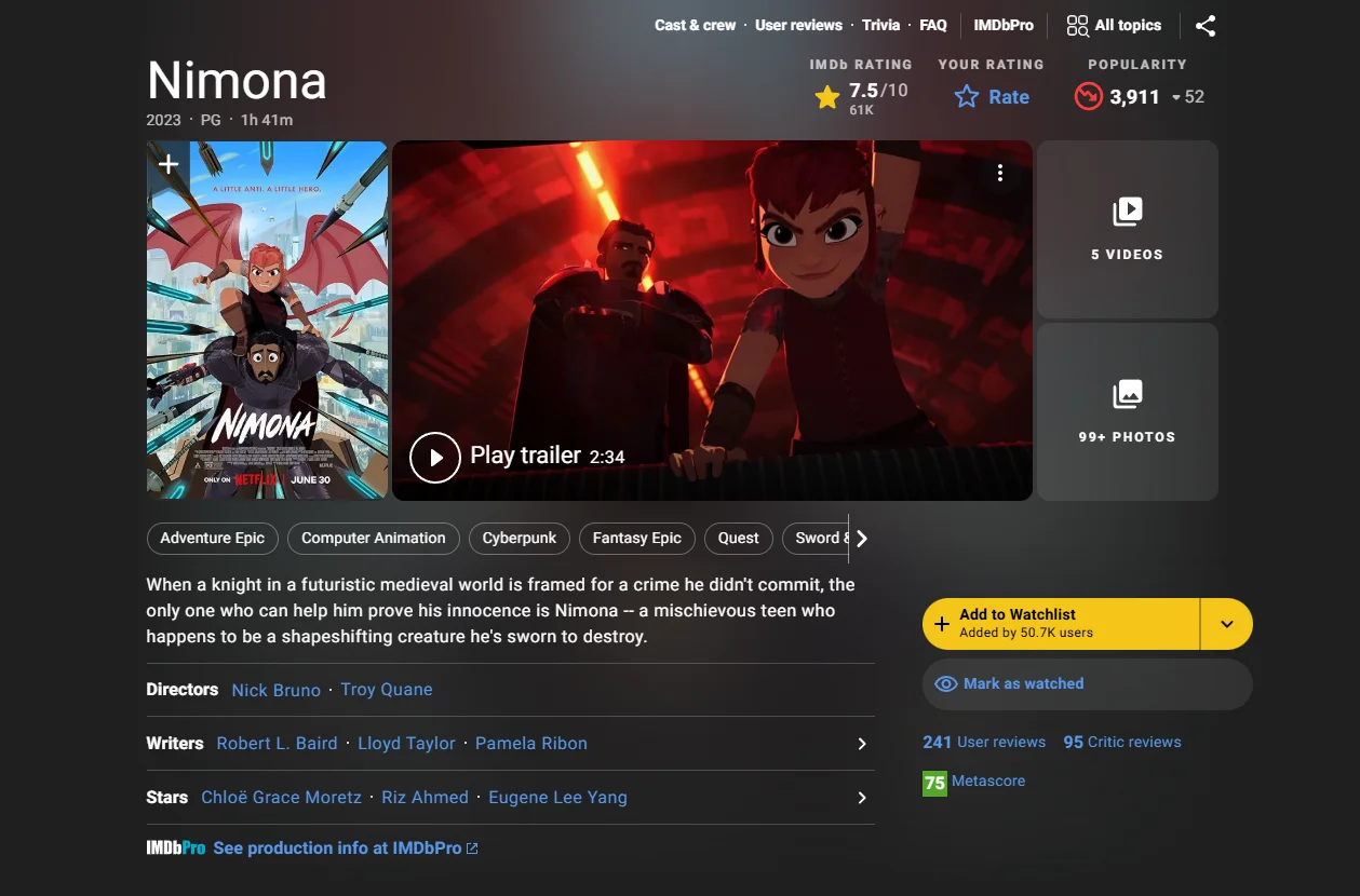 Nimona Screenshot