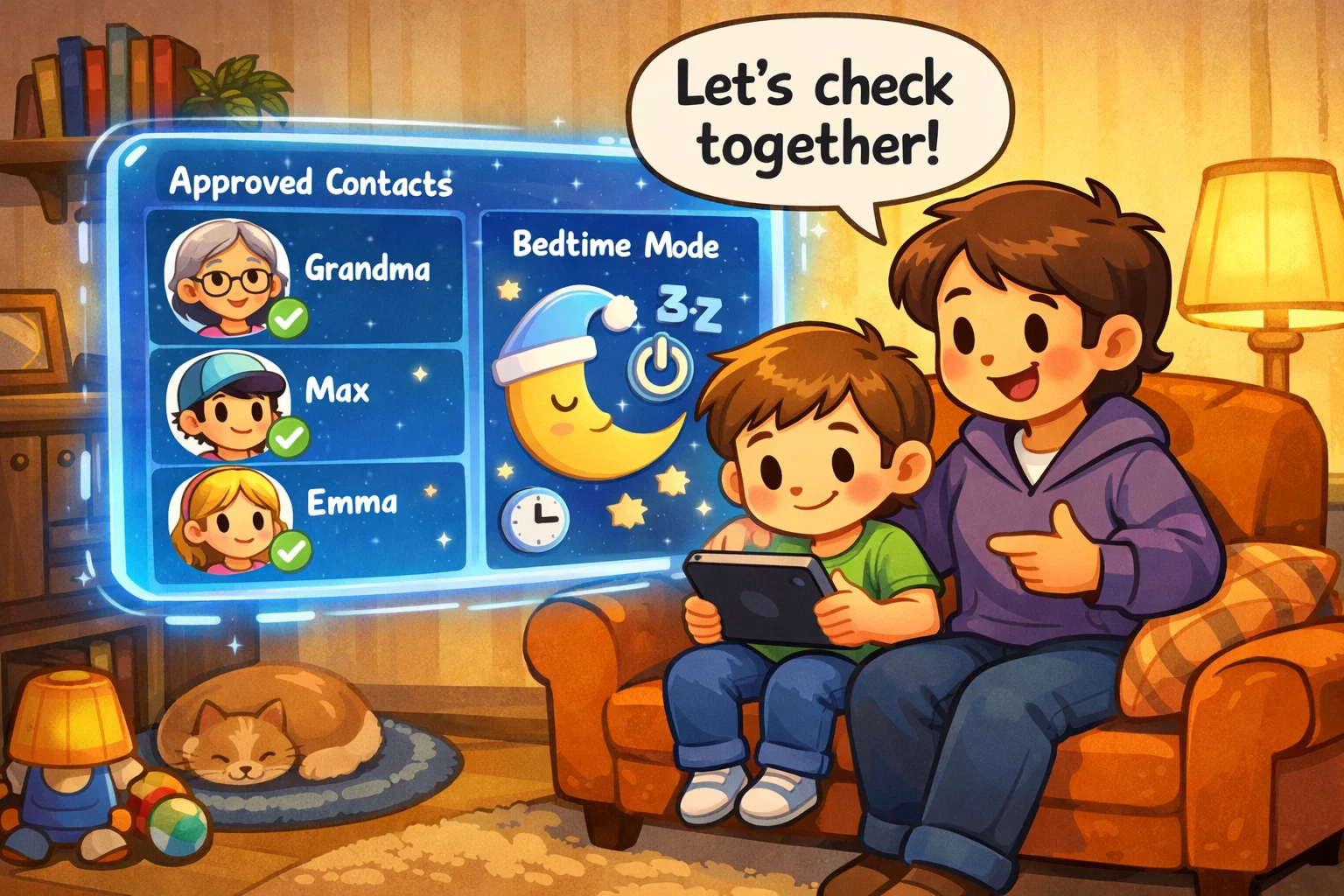  Parental involvement and monitoring dashboard for families.
