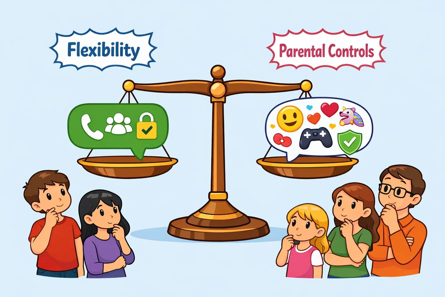 WhatsApp vs Messenger Kids pros and cons comparison for child safety and features.
