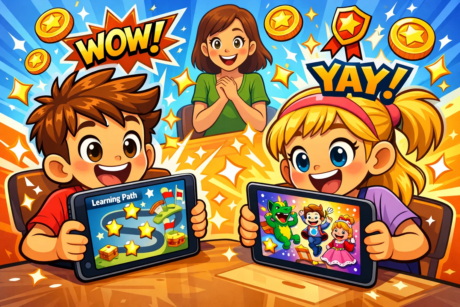  Reading Eggs vs Lingokids user experience engagement with rewards progress and interactive games.
