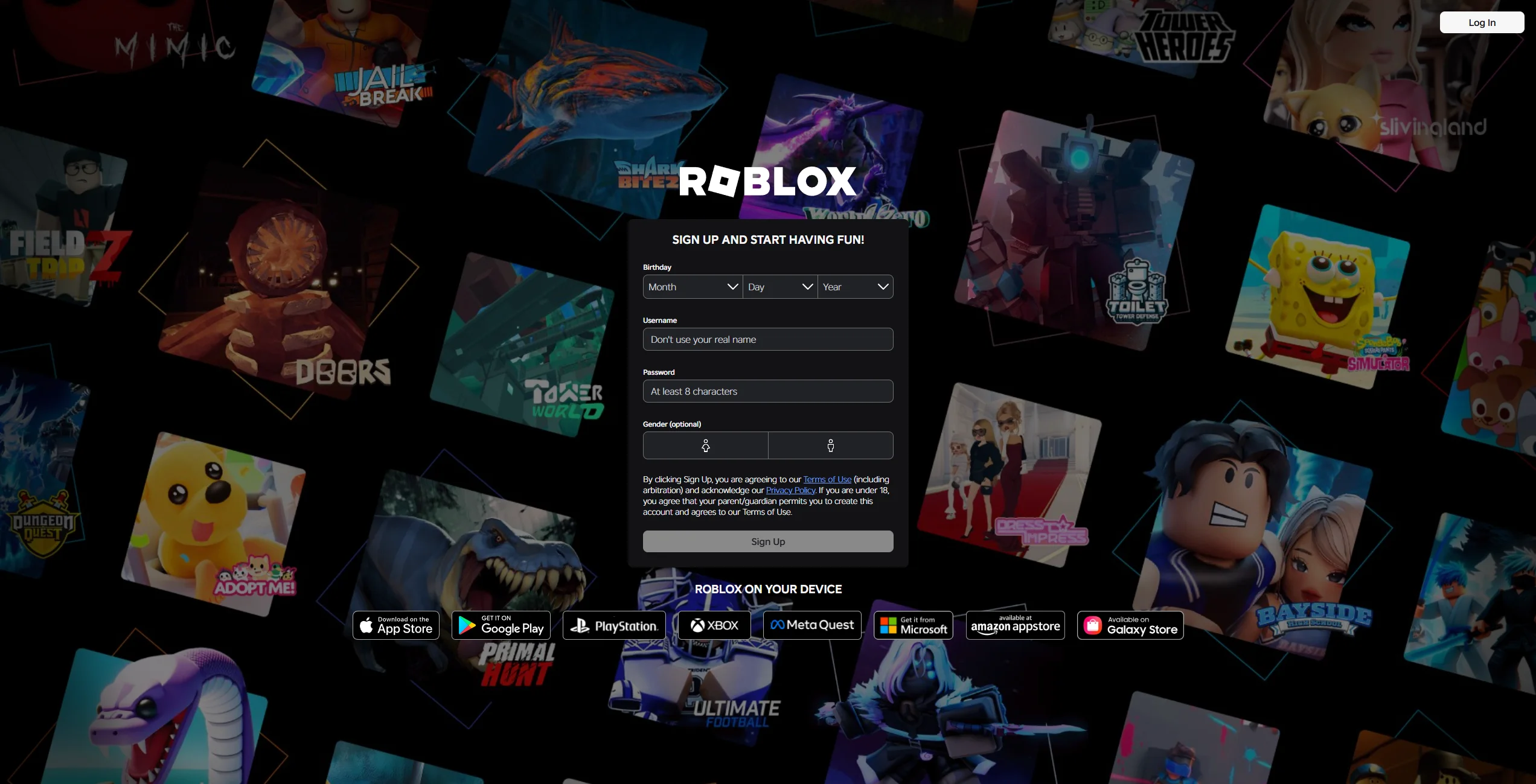 Roblox Web Screenshot
