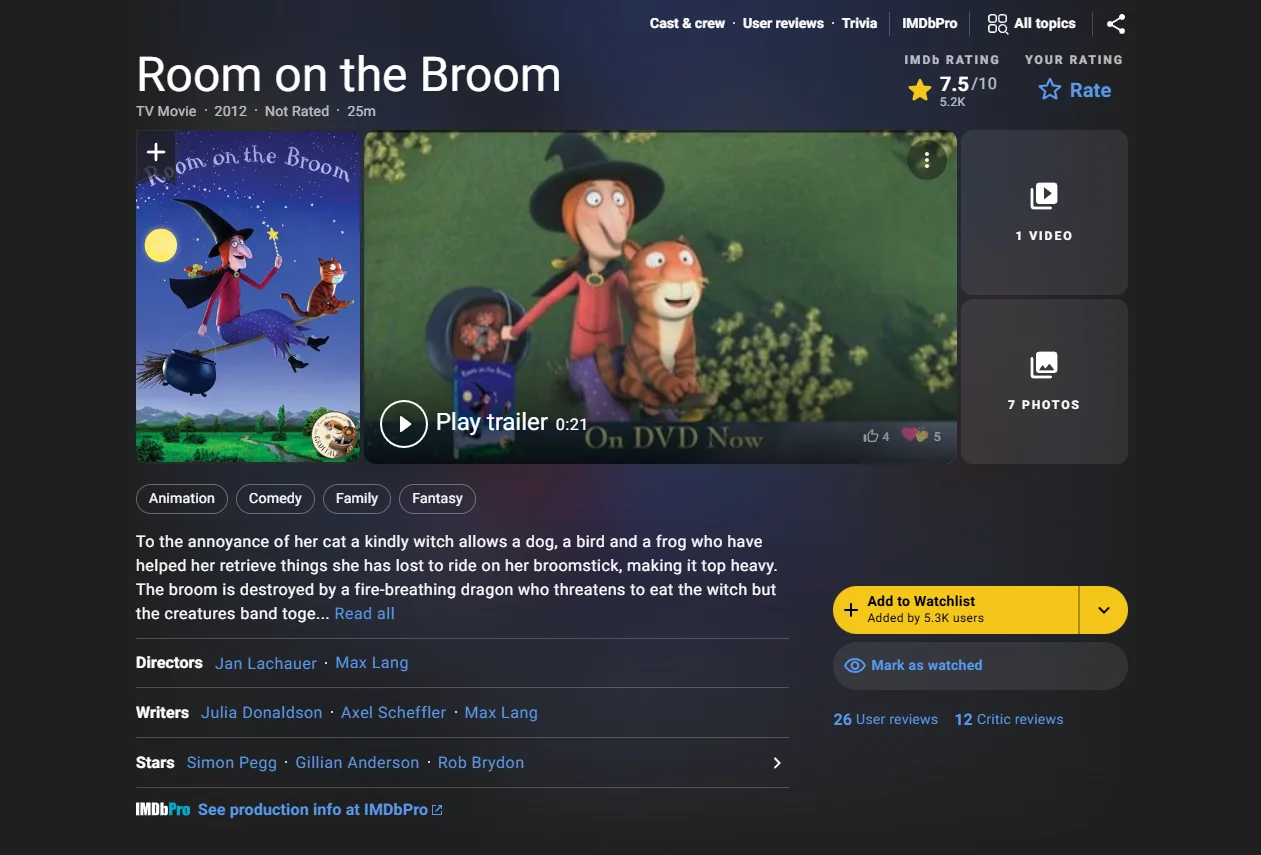  Room on the Broom Screenshot
