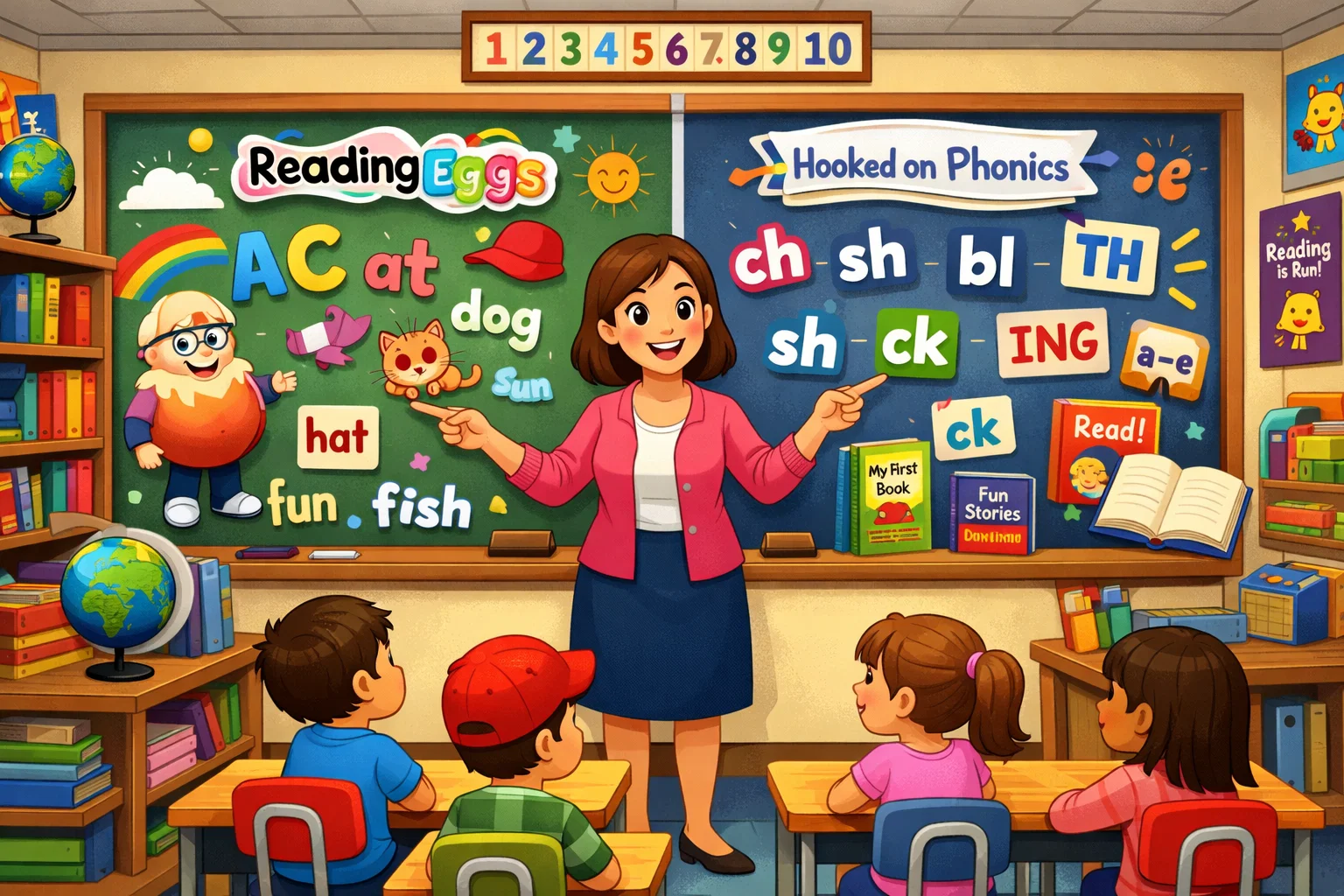 Subjects and curriculum depth of Reading Eggs and Hooked on Phonics explained by a teacher.
