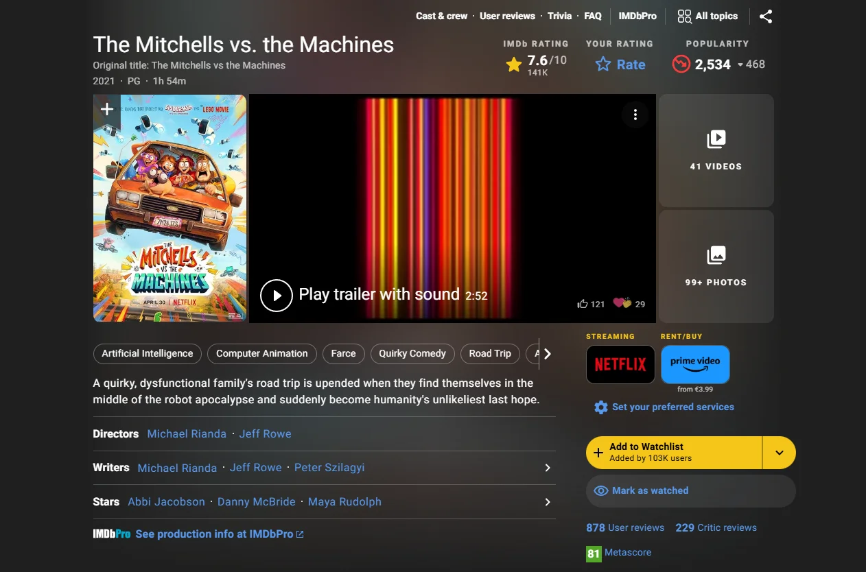  The Mitchells vs. the Machines Screenshot

