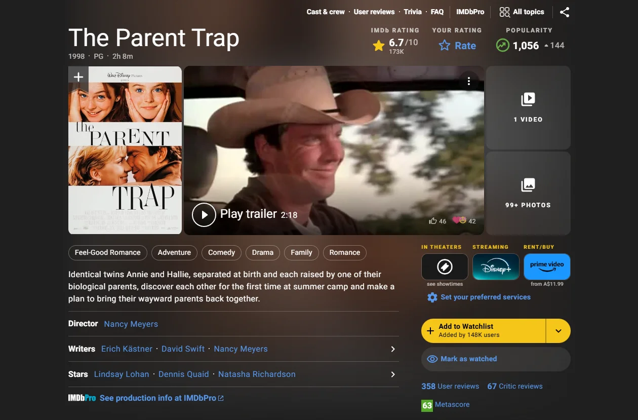  The Parent Trap Screenshot
