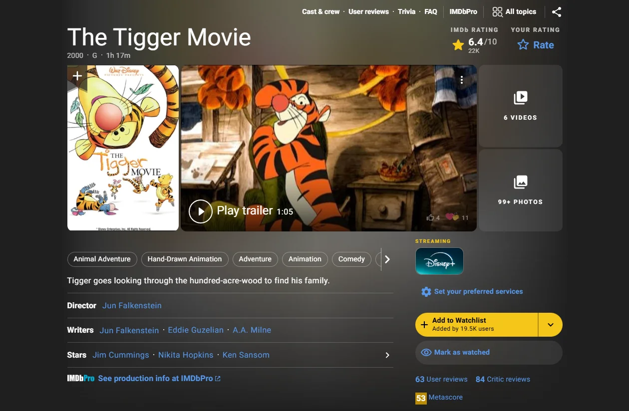  The Tigger Movie Screenshot
