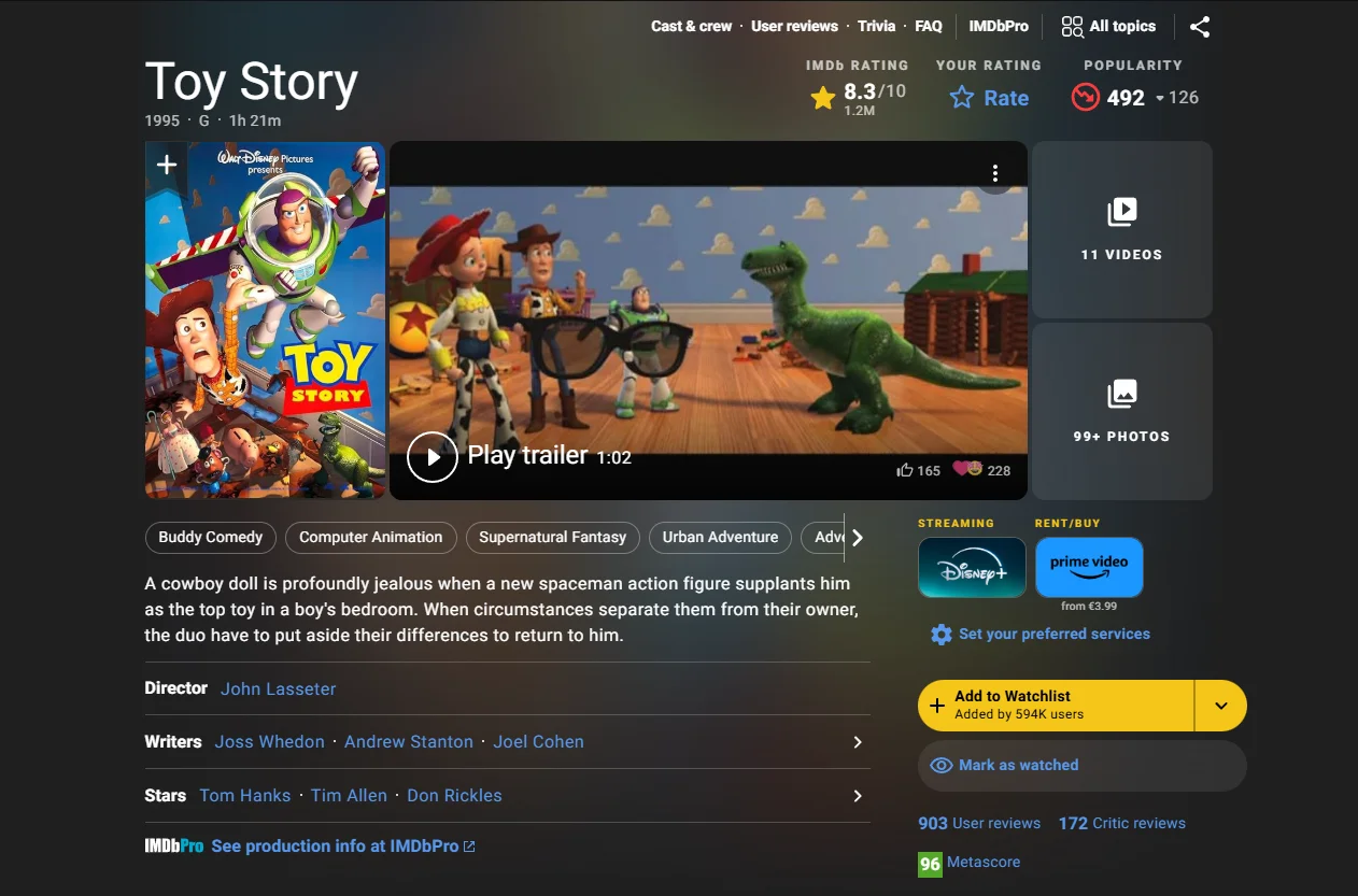 Toy Story Screenshot