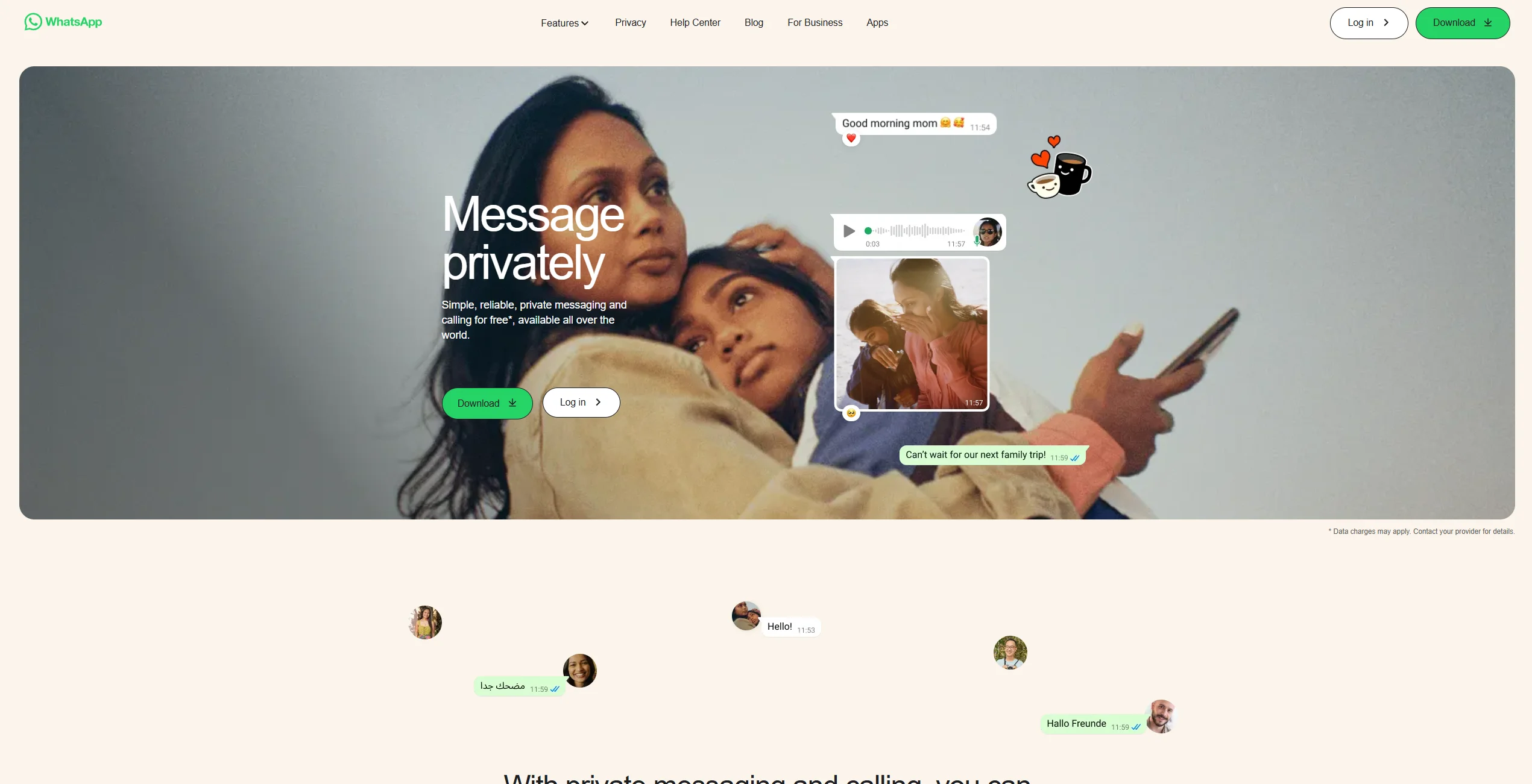 WhatsApp Web Screenshot. 

