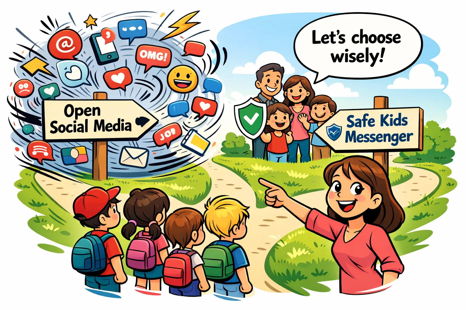 Why child messaging apps matter as kids choose safe messenger over social media.
