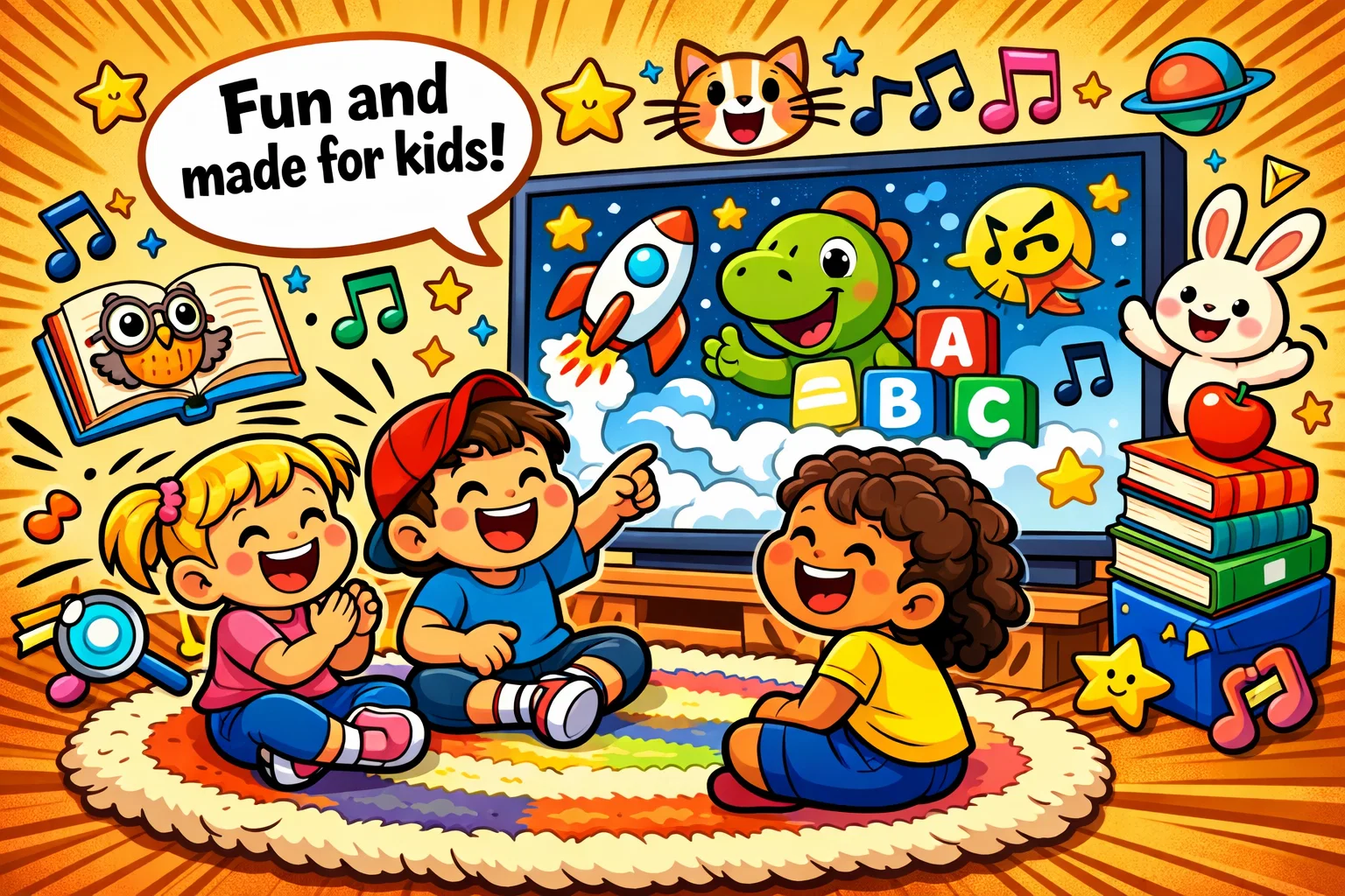  Why Kidoodle TV is good for kids with learning and fun content.
